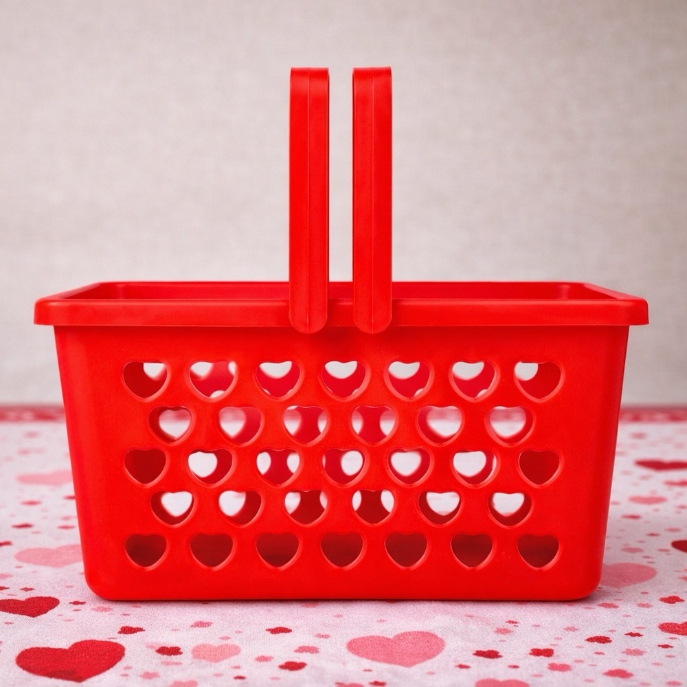 Target Bullseye Playground Valentine’s Day Red Heart Basket